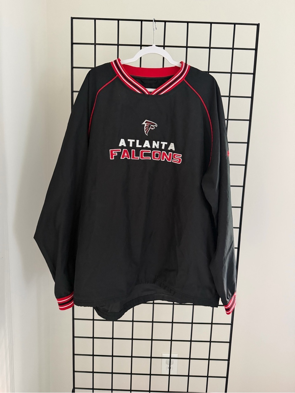 Reebok Black Jacket with Red and White Striping